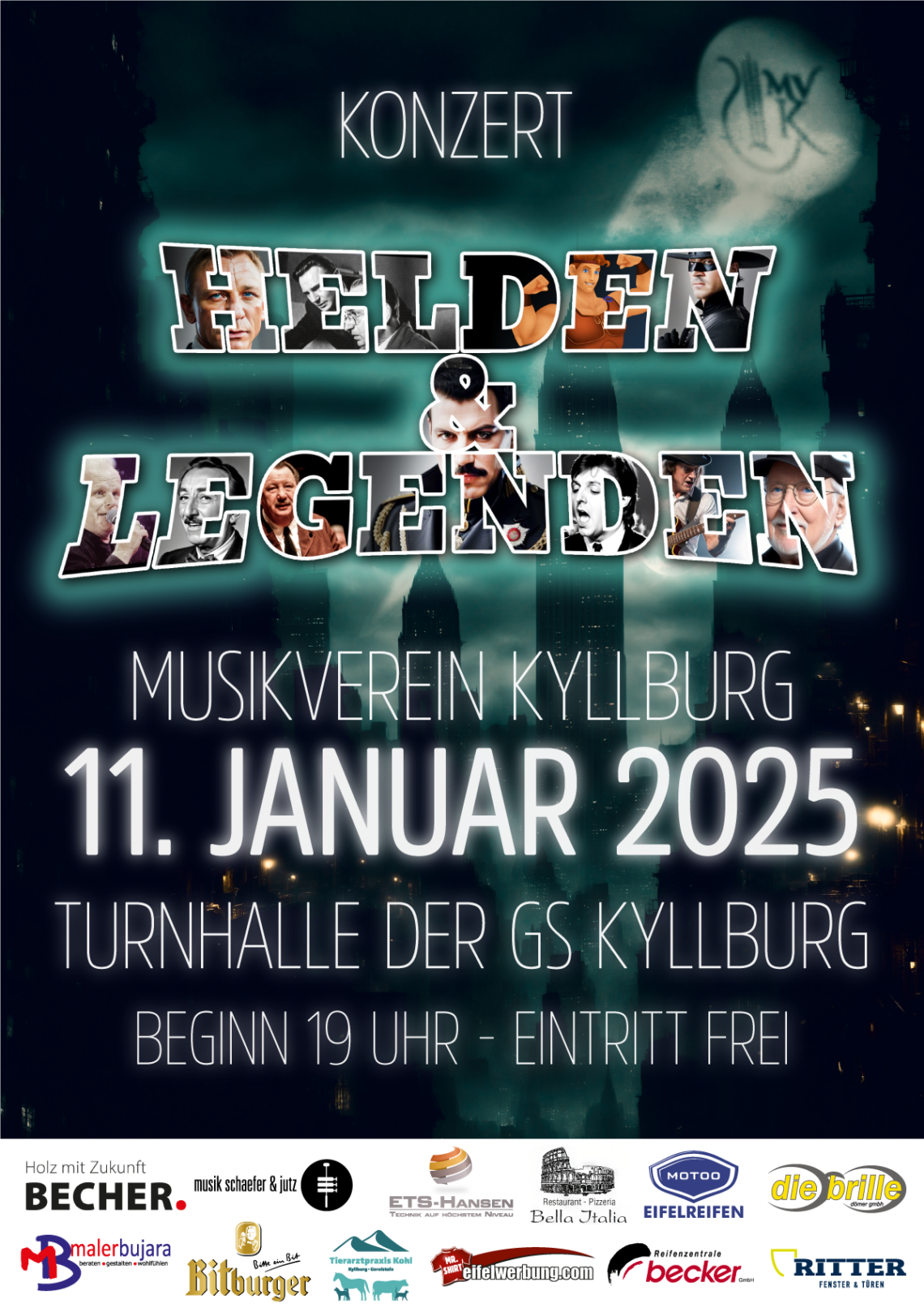 Plakat Konzert 2025 MV Kyllburg